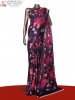 Designer Floral Pure Satin Crepe Silk Saree